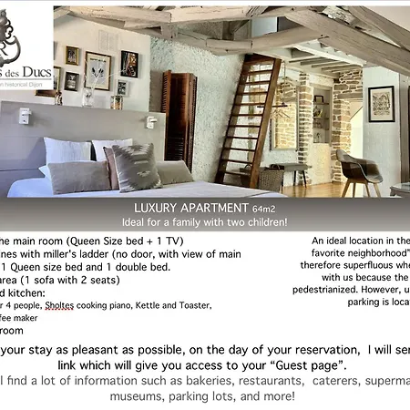 Apartament Le Relais Des Ducs : Centre Historique *